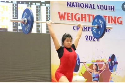 Nữ vận động viên giành huy chương cử tạ đầu tiên cho Lạng Sơn