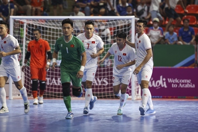 Futsal Việt Nam vào tứ kết giải futsal Asian Cup 2024 dù thua Thái Lan