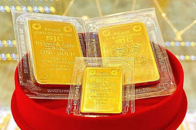Đấu thầu vàng, vàng miếng SJC khó xuống dưới 82 triệu đồng/lượng