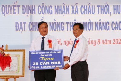 Xổ số kiến thiết Bạc Liêu: An sinh giỏi, kinh doanh tốt 