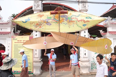 Nét văn hóa độc đáo vút bay trên cánh diều Bá Dương Nội