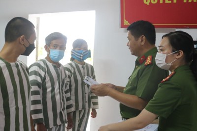 Thái Bình: xét, đề nghị giảm thời hạn chấp hành án phạt tù cho phạm nhân