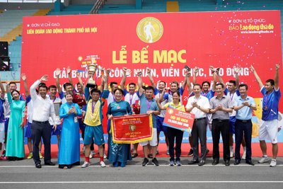LĐLĐ quận Bắc Từ Liêm đạt giải Nhất Cúp báo Lao động Thủ đô năm 2024