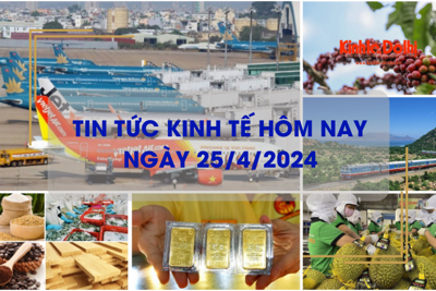 Tin tức kinh tế ngày 25/4/2024: đường sắt, hàng không cháy vé dịp nghỉ lễ 30/4 – 1/5