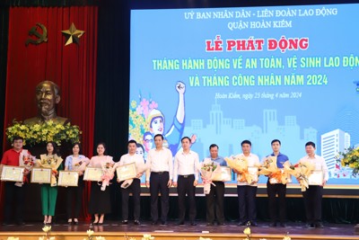 Quận Hoàn Kiếm phát động hưởng ứng Tháng Công nhân năm 2024