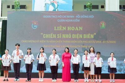 Quận Hoàn Kiếm: sôi nổi hoạt động Liên hoan Chiến sỹ nhỏ Điện Biên