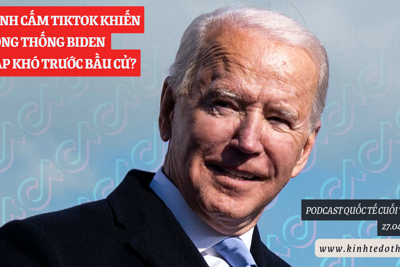 Podcast quốc tế: Lệnh cấm TikTok khiến Tổng thống Biden gặp khó trước bầu cử?