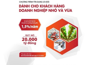 Agribank bổ sung 35.000 tỷ đồng vốn tín dụng ưu đãi hỗ trợ nền kinh tế