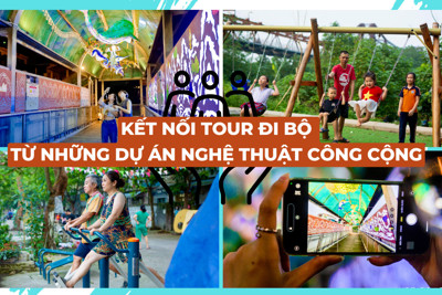 Kết nối tour đi bộ từ những dự án nghệ thuật công cộng tại Hà Nội