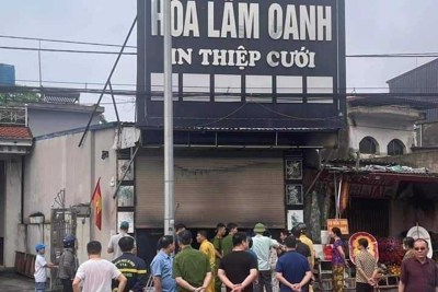 Cháy tiệm hoa ở Hải Dương, bé trai 12 tuổi tử vong