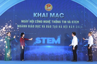 Sôi nổi Ngày hội công nghệ thông tin và STEM ngành giáo dục Hà Nội 