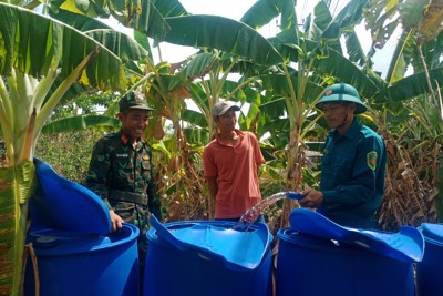 Kiên Giang: cấp nước sinh hoạt cho 300 hộ dân ở vùng hạn mặn
