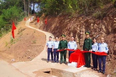 Lạng Sơn:  khánh thành 11 đường kiểm tra cột mốc bảo vệ biên giới