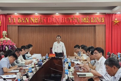 Huyện Mê Linh chú trọng hơn đến xây dựng chính quyền điện tử, chuyển đổi số