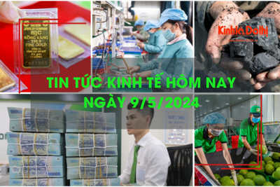 Tin tức kinh tế ngày 9/5/2024: giá vàng SJC tăng sốc, lập kỷ lục mọi thời đại