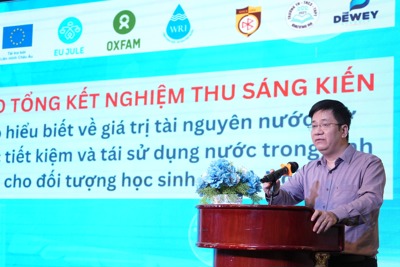 Nâng cao nhận thức về tài nguyên nước cho học sinh Hà Nội