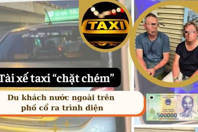 Tài xế taxi “chặt chém” du khách nước ngoài trên phố cổ ra trình diện