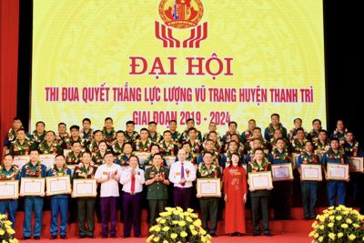 Đại hội Thi đua Quyết thắng Lực lượng vũ trang huyện Thanh Trì