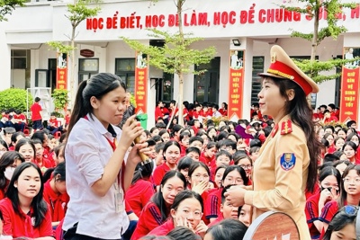 Quận Thanh Xuân: tuyên truyền phòng chống ma túy, an toàn giao thông cho học sinh