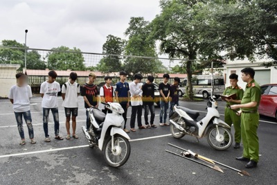 Ninh Bình: ngăn chặn kịp thời nhóm thanh niên dùng hung khí giải quyết mâu thuẫn