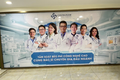 ChungNam Medical Center quảng cáo "giảm béo chuẩn y khoa" không phép