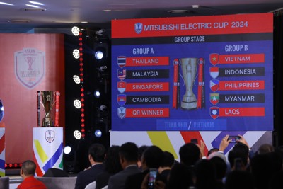 Kết quả bốc thăm vòng bảng ASEAN Cup 2024: Việt Nam cùng bảng với Indonesia