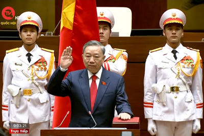 Toàn cảnh lễ tuyên thệ của tân Chủ tịch nước Tô Lâm