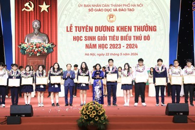 Tuyên dương học sinh giỏi tiêu biểu Thủ đô năm học 2023 – 2024