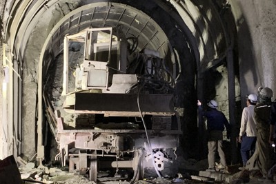 Sạt lở hầm đường sắt Chí Thạnh: huy động 50 công nhân, kỹ sư thông hầm