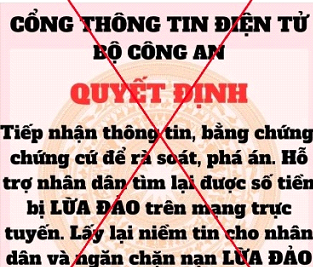 Nhận diện Cổng thông tin của Bộ Công an thật và giả để tránh bị lừa