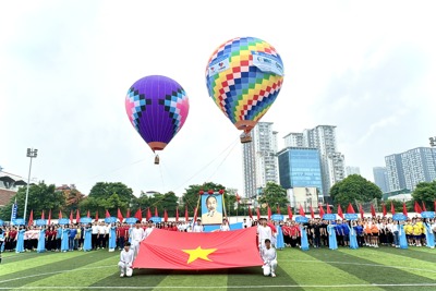 Khai mạc hội khỏe công nhân, viên chức, người lao động quận Đống Đa năm 2024