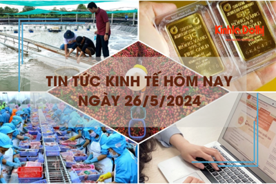 Tin tức kinh tế ngày 26/5/2024: thanh toán dịch vụ công trực tuyến tăng mạnh