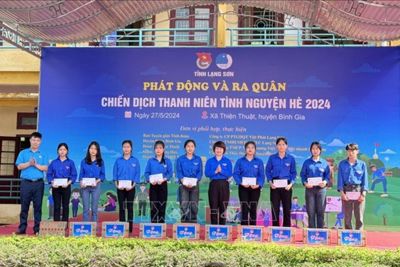 Lạng Sơn:  30.000 lượt đoàn viên, thanh niên tham gia tình nguyện hè 2024