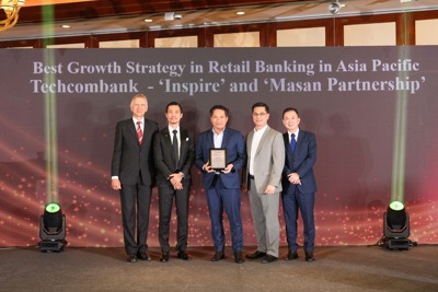 Techcombank được tạp chí the Asian Banker vinh danh tại nhiều hạng mục giải thưởng