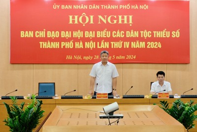 450 đại biểu dự Đại hội các dân tộc thiểu số Hà Nội lần thứ IV