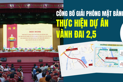 Quận Thanh Xuân công bố triển khai GPMB dự án đường vành đai 2,5