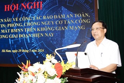  Hà Nam: đảm bảo tuyệt đối an ninh thông tin tại các cơ quan, đơn vị