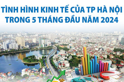 Tình hình kinh tế Thành phố Hà Nội 5 tháng đầu năm 2024