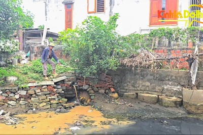 Quảng Bình: báo động ô nhiễm nước thải tại làng nghề bánh tráng Tân An