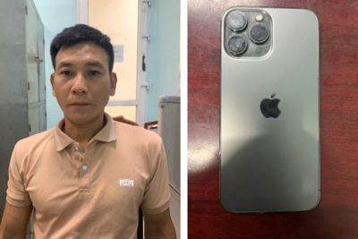 Bắt đối tượng trộm điện thoại iPhone 13 Promax trong bệnh viện Phổi Trung ương