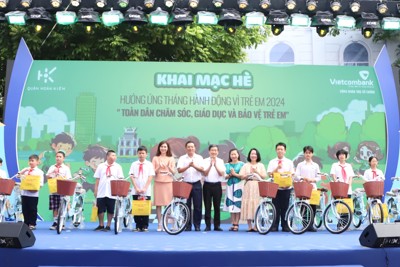 Hoàn Kiếm phát động Tháng hành động vì trẻ em và Khai mạc Hè năm 2024