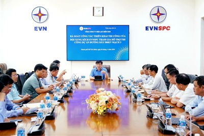 EVNSPC: khẩn trương các giải pháp hỗ trợ thi công Dự án ĐZ 500kV