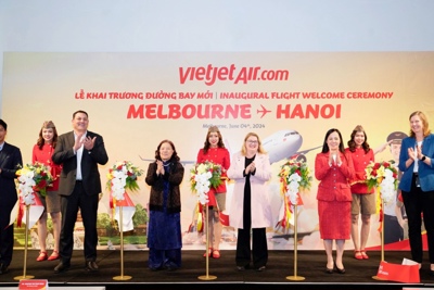Vietjet khai trương đường bay kết nối Melbourne-Hà Nội, vé Thương gia giảm 50%