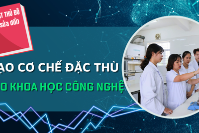 Luật Thủ đô (sửa đổi) – Tạo cơ chế đặc thù cho khoa học công nghệ