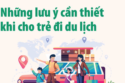 Những lưu ý cần thiết khi cho trẻ đi du lịch