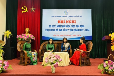 Lan tỏa nếp sống văn minh qua mô hình "Phụ nữ Thủ đô ứng xử đẹp"