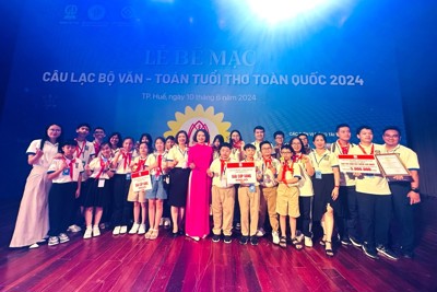 Học sinh Hà Nội đoạt nhiều giải thưởng tại cuộc thi văn - toán tuổi thơ