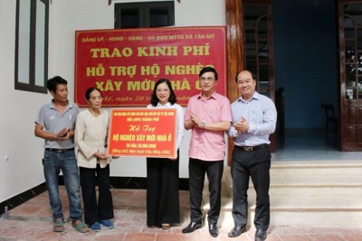 Nhiều địa phương phấn đấu hoàn thành xóa nhà tạm, nhà dột nát trong tháng 6