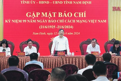 Gặp mặt các cơ quan báo chí nhân Ngày Báo chí cách mạng Việt Nam 21/6