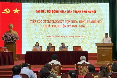 Đại biểu HĐND Thành phố Hà Nội tiếp xúc cử tri quận Nam Từ Liêm